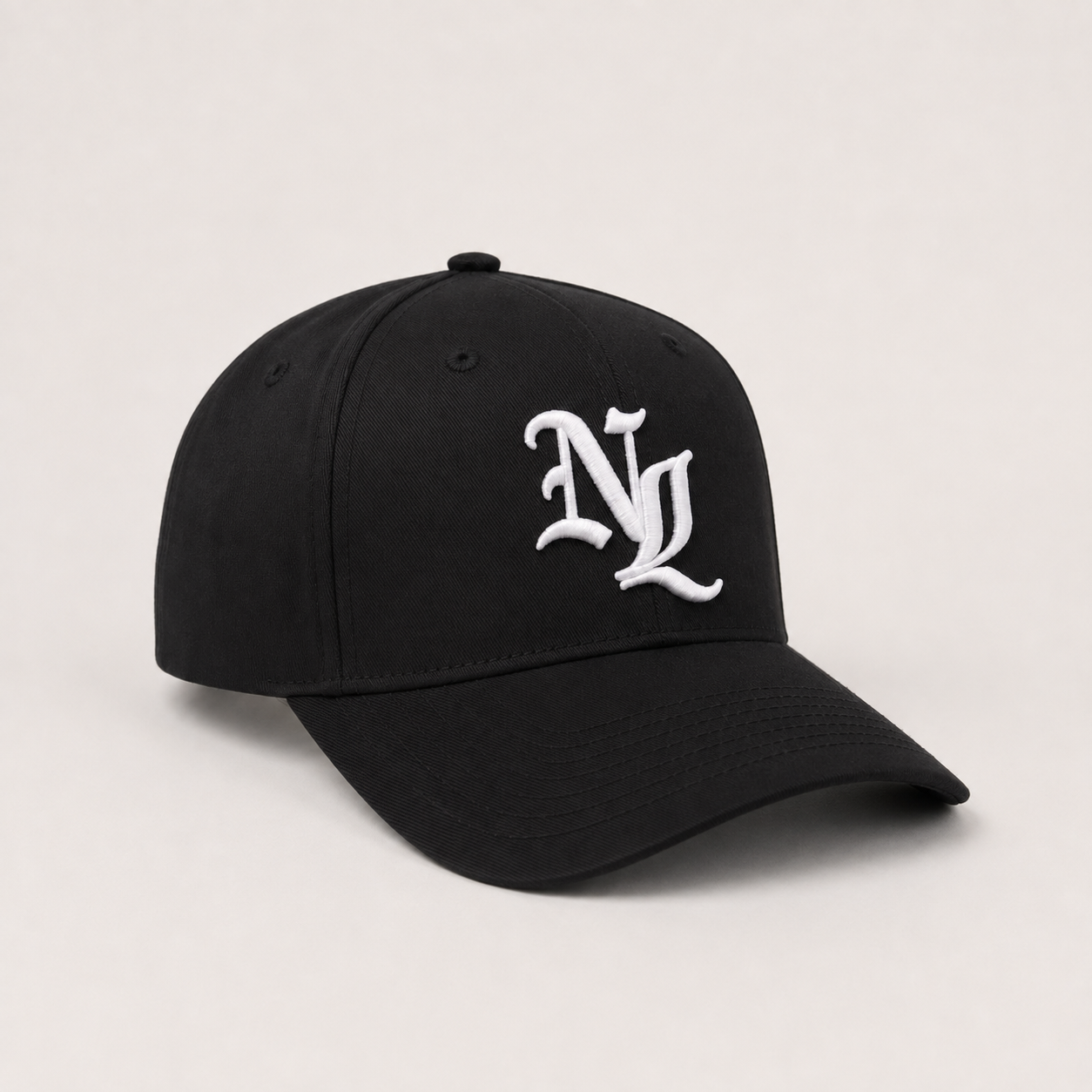 A-Frame Monogram Hat | BLK – NXTLVL